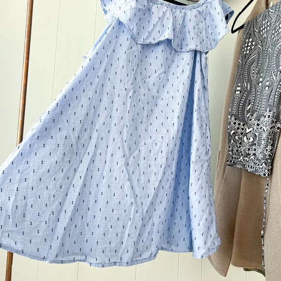 Seersucker Babydoll Dress - Picture 4 of 5